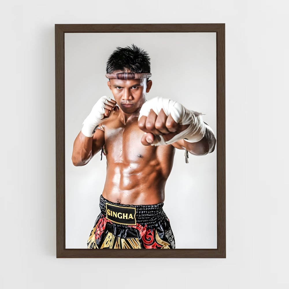 Poster Fight Like Buakaw – affiche Kick-boxing (vue 5)